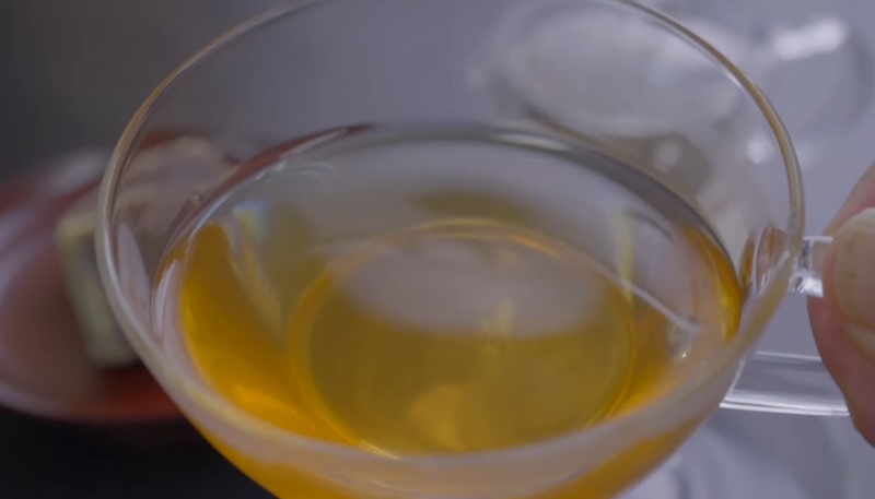 ハーブティーの写真。小手指しみずの最後のお茶。