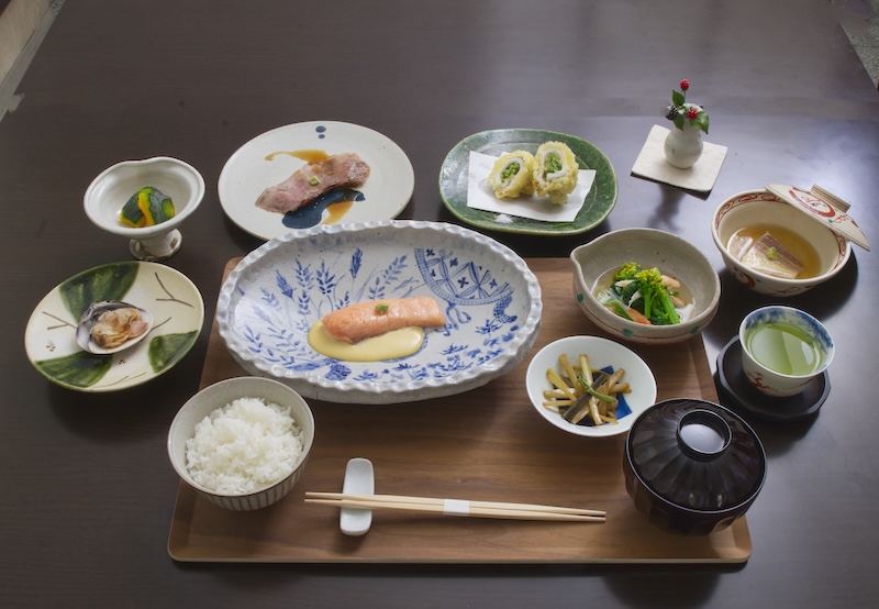 小手指しみずの2026年三月の懐石定食の写真