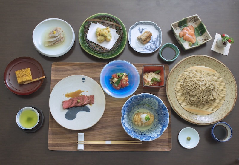 小手指しみずの蕎麦懐石の写真