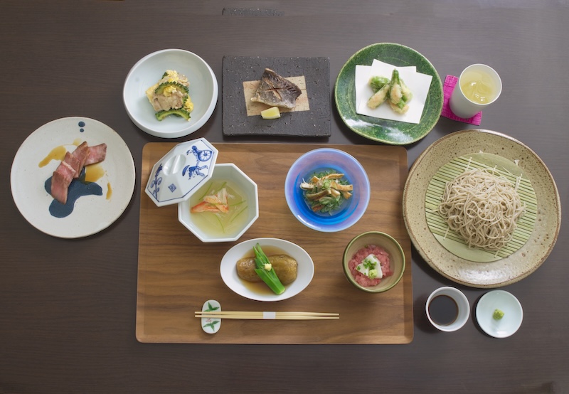 小手指しみずの蕎麦懐石の写真